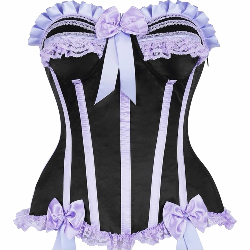 Daisy Corsets Striped Corset Top/Lingerie/Costume/Burlesque/Plus Size: 3XL - Picture 2 of 13